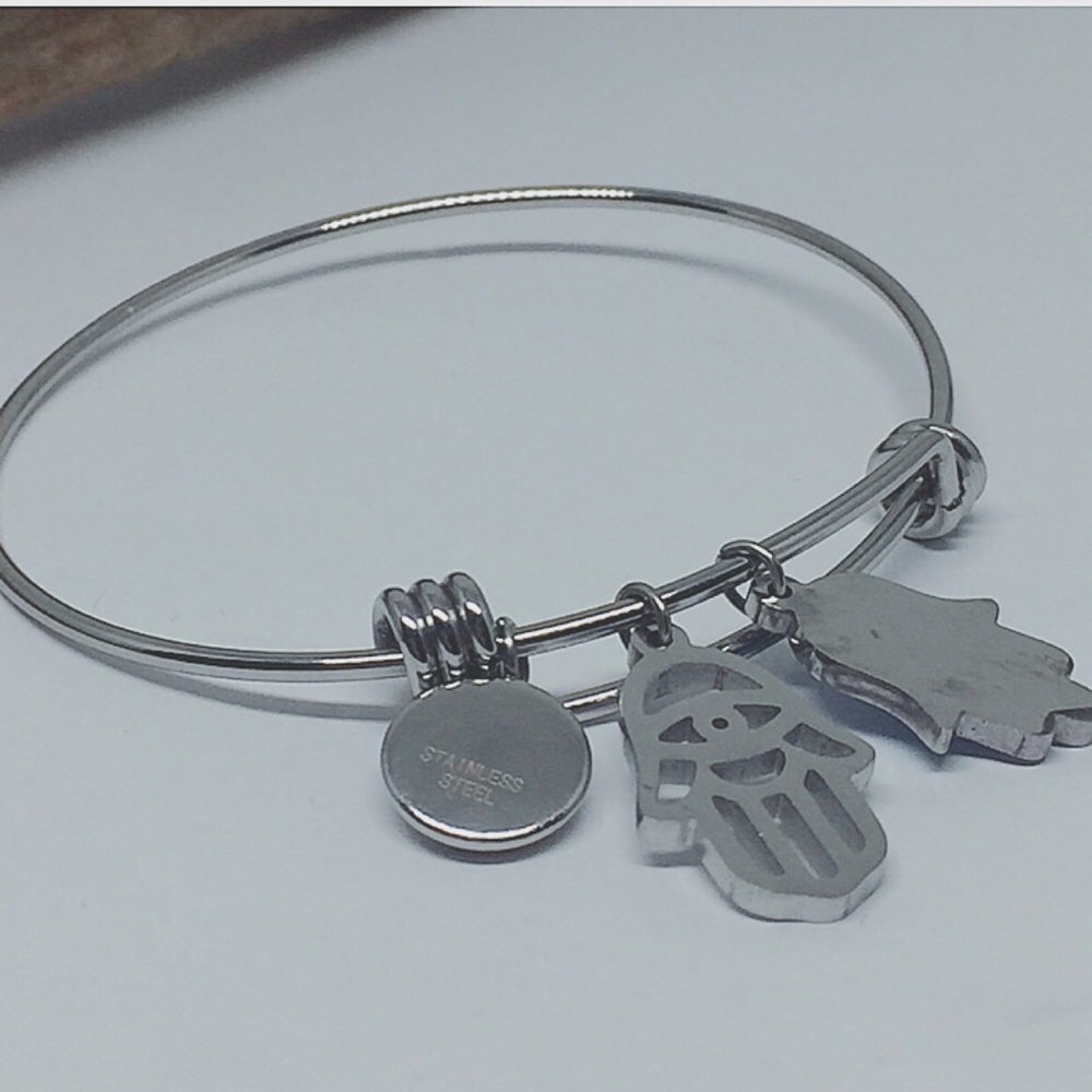 Stainless steel Charm Bracelet - Picture 6 of 7